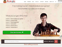 Tablet Screenshot of chess-teacher.com